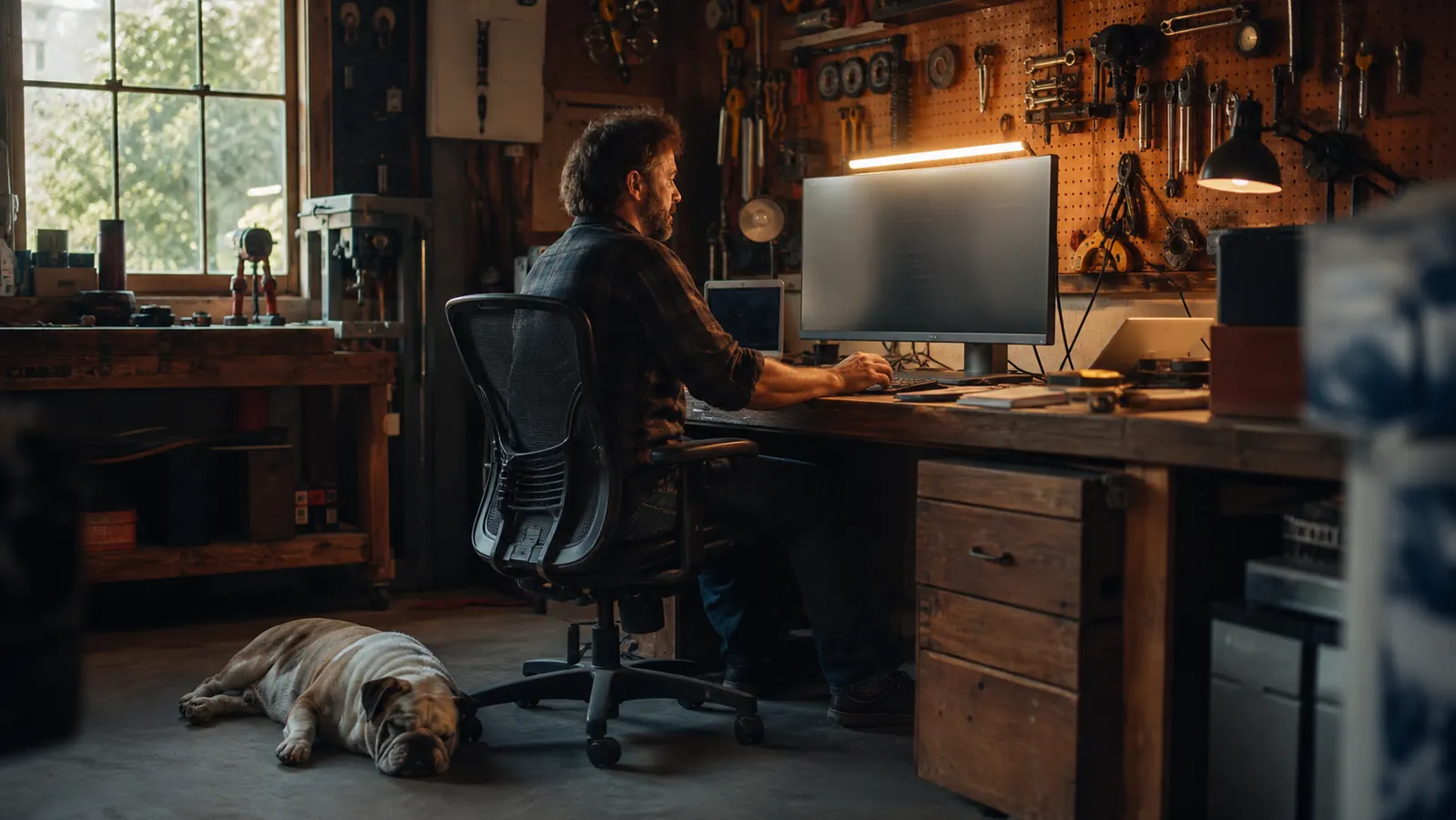 How to Light a Desk Without Screen Glare